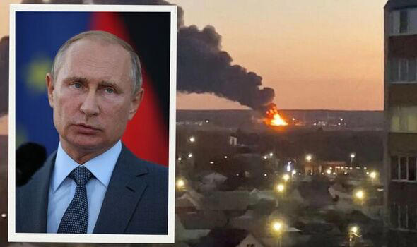Vladimir Putin cries over Ukrainian drone strike Blank Meme Template