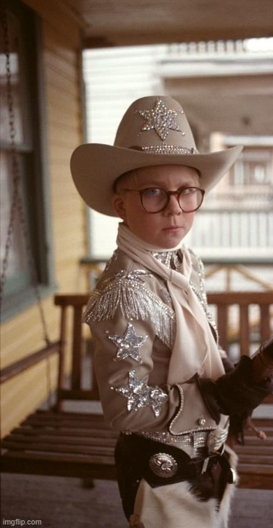 Ralphie Getting Fancy Blank Meme Template