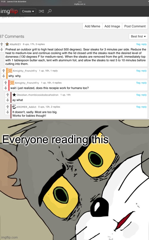 Ayo What | Everyone reading this | image tagged in memes,unsettled tom | made w/ Imgflip meme maker