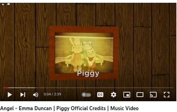 High Quality piggy chap 12 credit song Blank Meme Template