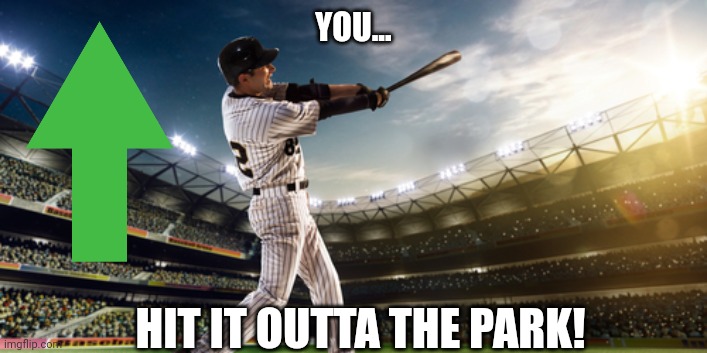 YOU... HIT IT OUTTA THE PARK! | made w/ Imgflip meme maker