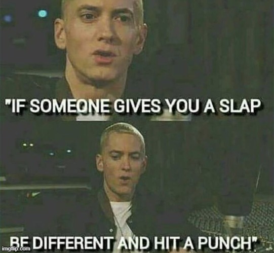 learn from eminem | image tagged in rap | made w/ Imgflip meme maker