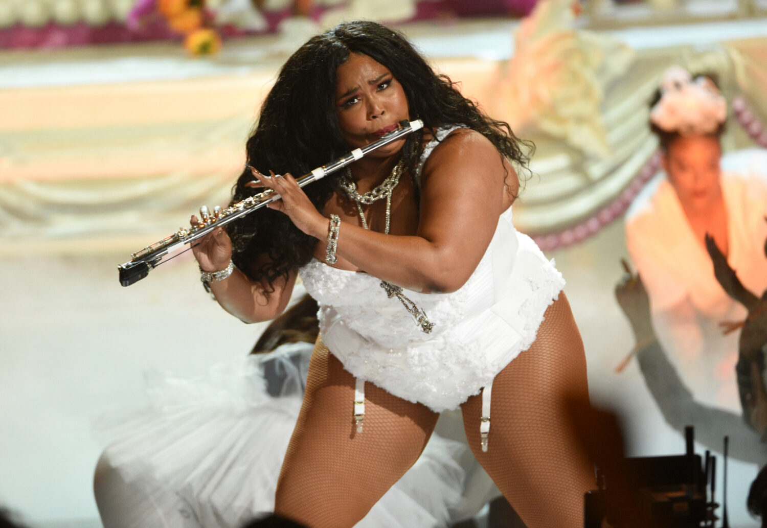 High Quality Lizzo flute Blank Meme Template