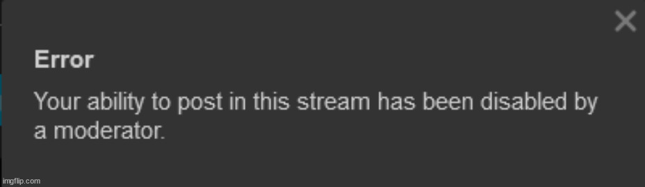 i was perm banned in furries stream for no reason lmao | made w/ Imgflip meme maker