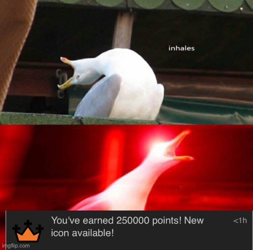 Inhaling Seagull  | made w/ Imgflip meme maker