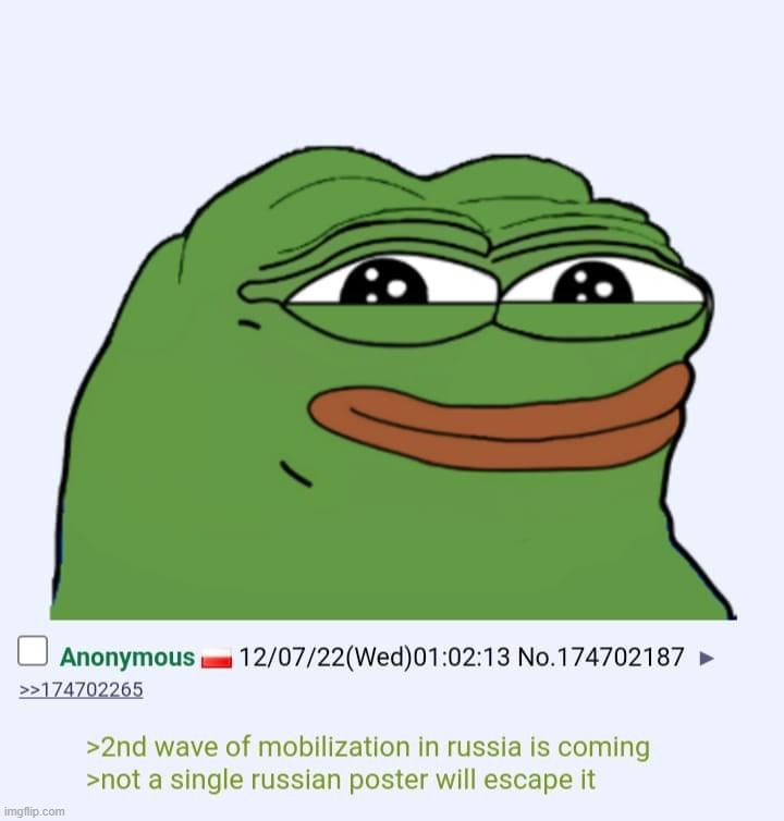 stop making fun of those poor russian bois pepe. unbased | image tagged in second wave of russian mobilization,unbased,unfunny,sad,bad,stop it | made w/ Imgflip meme maker