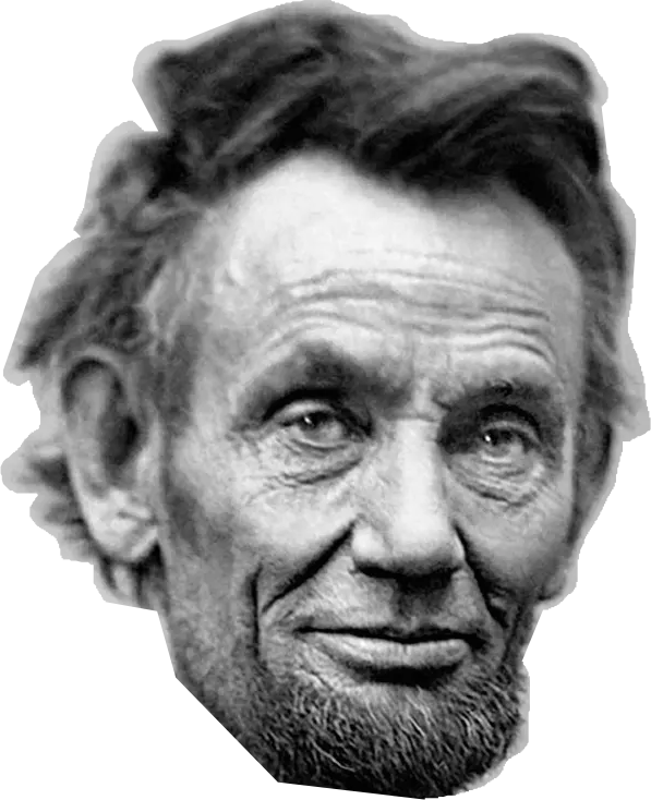 Lincolns face Blank Meme Template