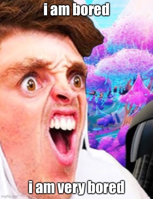 lazarbeam surprised | i am bored; i am very bored | image tagged in lazarbeam surprised | made w/ Imgflip meme maker