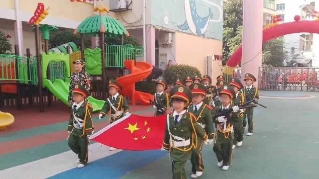 Chinese schoolkids forced to march Blank Meme Template