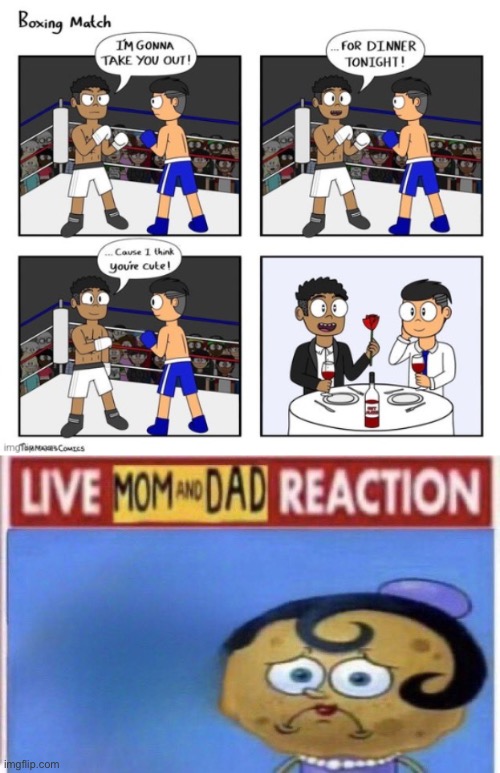 image tagged in live mom and dad reaction | made w/ Imgflip meme maker