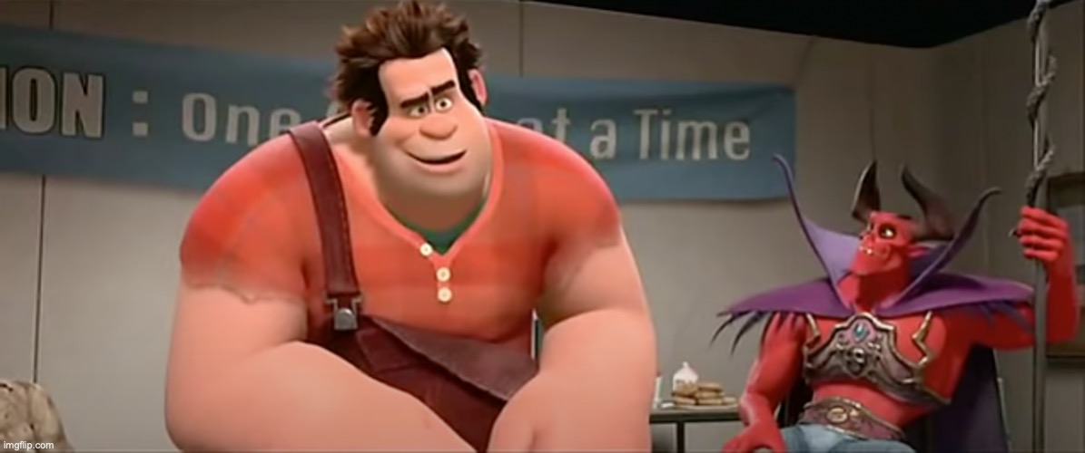 A brand new template for you-had-one-job memes | image tagged in really wreck it ralph,new template,new,template | made w/ Imgflip meme maker