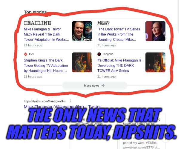 Headlines | THE ONLY NEWS THAT MATTERS TODAY, DIPSHITS. | made w/ Imgflip meme maker