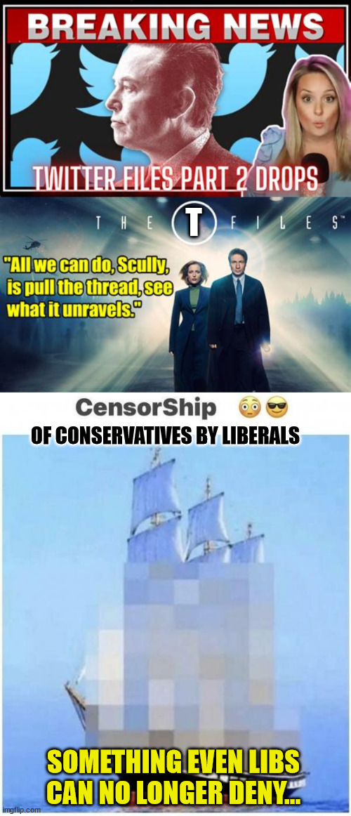 More undeniable proof... | T; OF CONSERVATIVES BY LIBERALS; SOMETHING EVEN LIBS CAN NO LONGER DENY... | image tagged in stupid liberals,anti,free speech | made w/ Imgflip meme maker