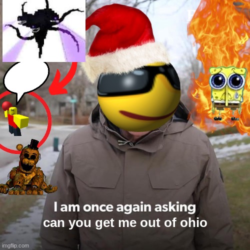Please get me out | can you get me out of ohio | image tagged in ohio,goofy ahh,burger king | made w/ Imgflip meme maker