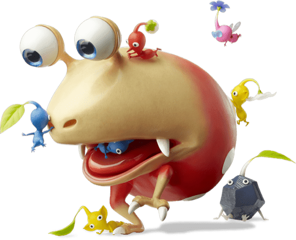 High Quality Bulborb Getting Eaten By Pikmin Blank Meme Template