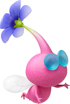 Winged Pikmin Flying Blank Meme Template