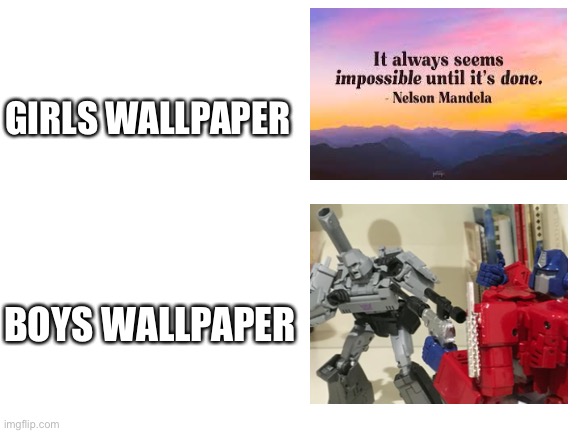 Cursed Transformers Wallpaper | GIRLS WALLPAPER; BOYS WALLPAPER | image tagged in blank white template | made w/ Imgflip meme maker
