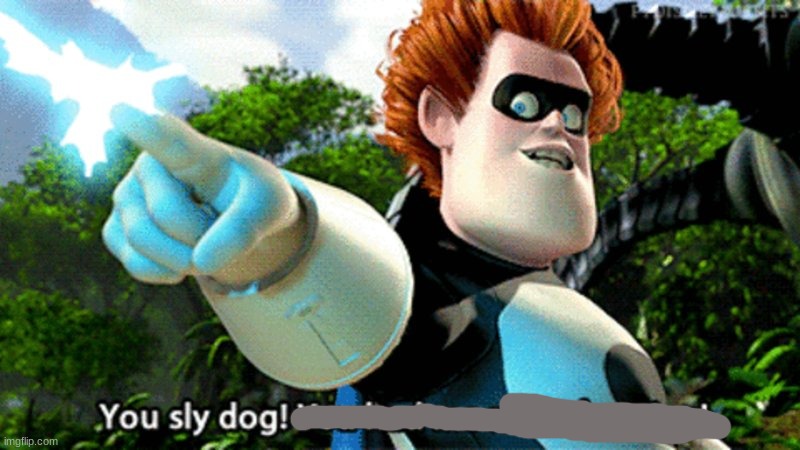 you sly dog | image tagged in you sly dog | made w/ Imgflip meme maker