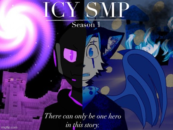 Icy SMP Lore art | image tagged in drawings,lore,minecraft | made w/ Imgflip meme maker