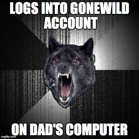 Girl who forgot to log out of reddit on dad's computer