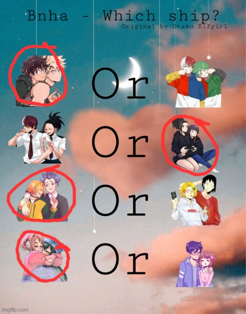 Bnha- Which ship? | image tagged in bnha- which ship,mha | made w/ Imgflip meme maker