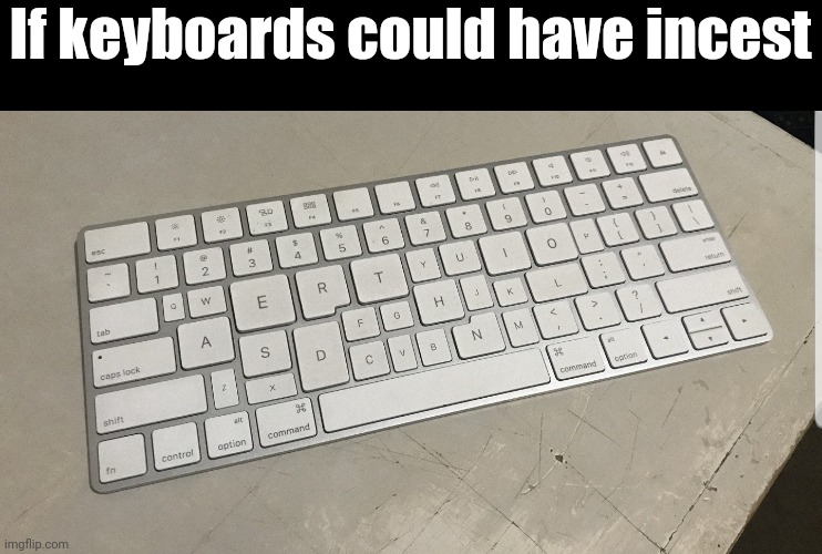 Only in Alabama | If keyboards could have incest | image tagged in incest,memes | made w/ Imgflip meme maker