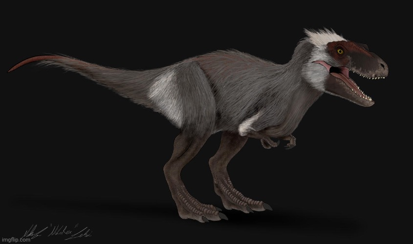 The little Tyrannosaurid Moros (Art by NikoRex) | made w/ Imgflip meme maker