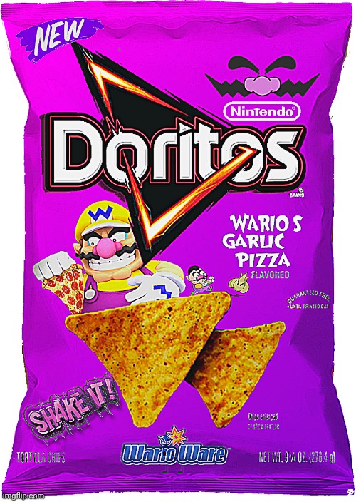 Wario: Would you like to eat them? | image tagged in wario's garlic pizza doritos | made w/ Imgflip meme maker