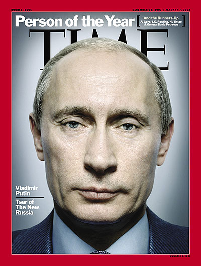 High Quality Vladimir Putin Time Magazine Person of the Year Blank Meme Template