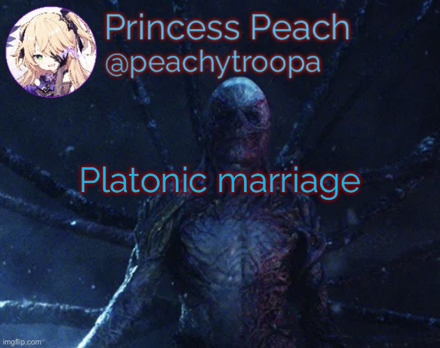 Vecna | Platonic marriage | image tagged in vecna | made w/ Imgflip meme maker