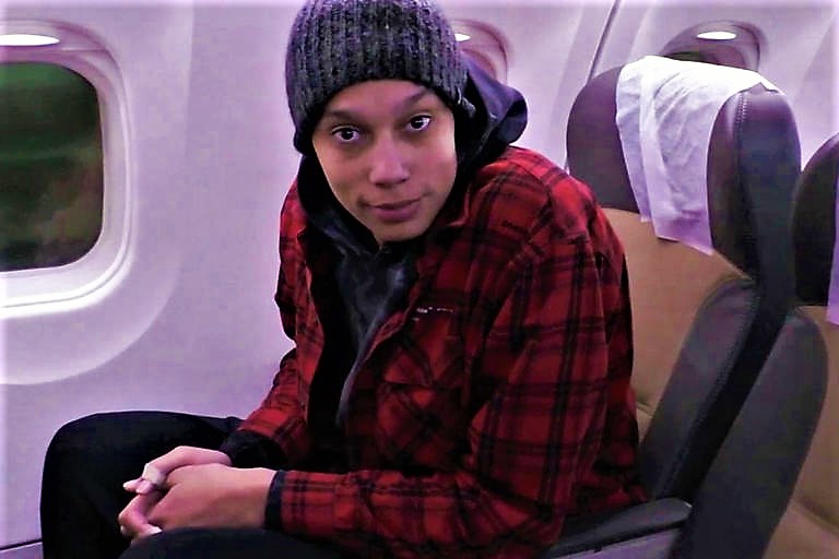 High Quality Brittney Griner on her way home Blank Meme Template
