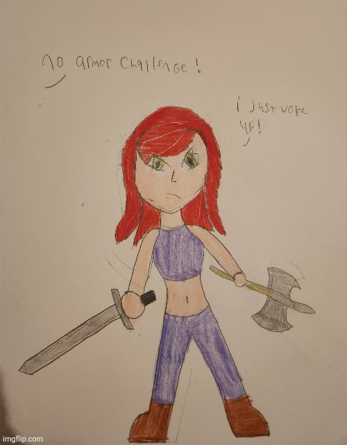 Wymar no armor | made w/ Imgflip meme maker