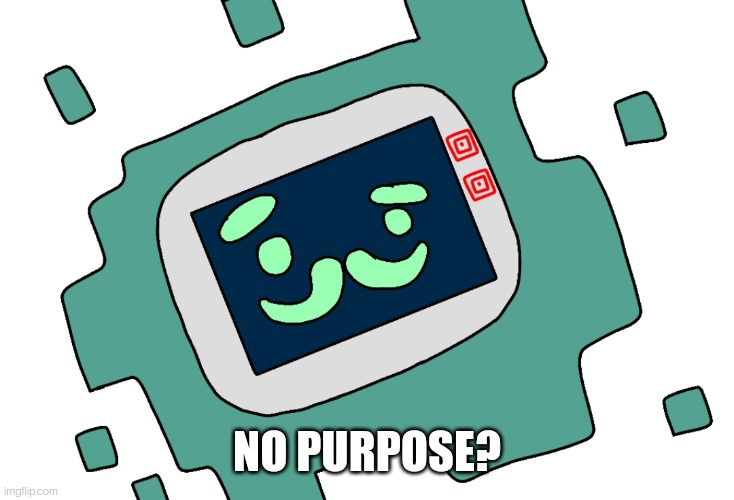 Season 9 episode 30. He keeps mentioning "this universe has no purpose". It was sad when he got blown up | NO PURPOSE? | made w/ Imgflip meme maker