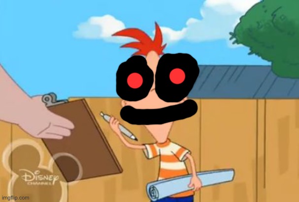 Phineas front face | image tagged in phineas front face | made w/ Imgflip meme maker