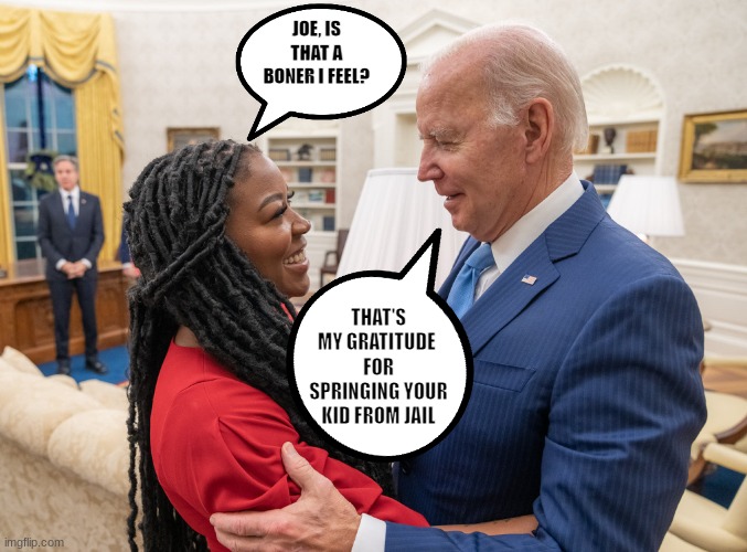Politically Correct | JOE, IS THAT A BONER I FEEL? THAT'S MY GRATITUDE 
FOR SPRINGING YOUR KID FROM JAIL | image tagged in joe biden,russia,grimer | made w/ Imgflip meme maker