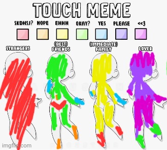 lazily colored cringe meme I did | made w/ Imgflip meme maker