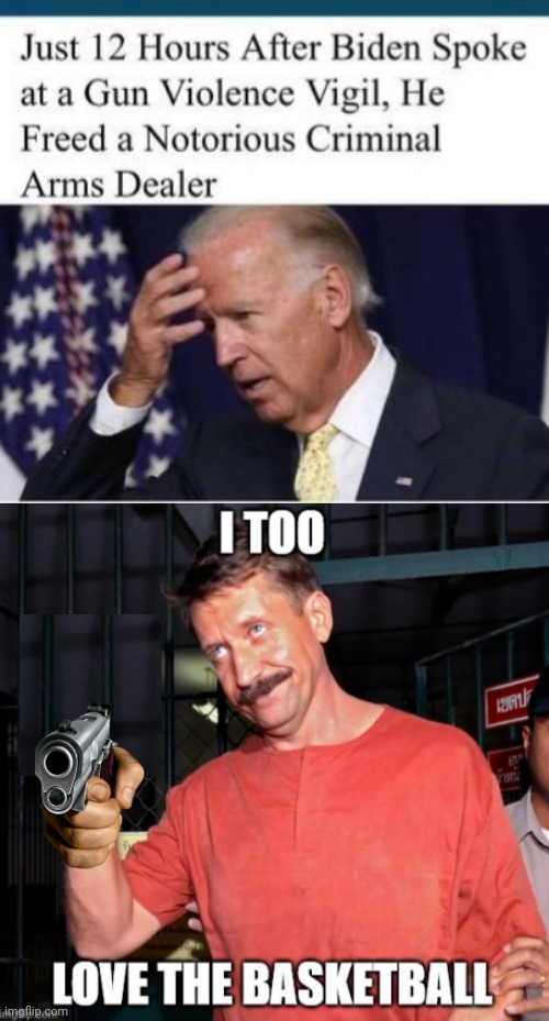 Biden gun control death merchant | image tagged in criminal | made w/ Imgflip meme maker