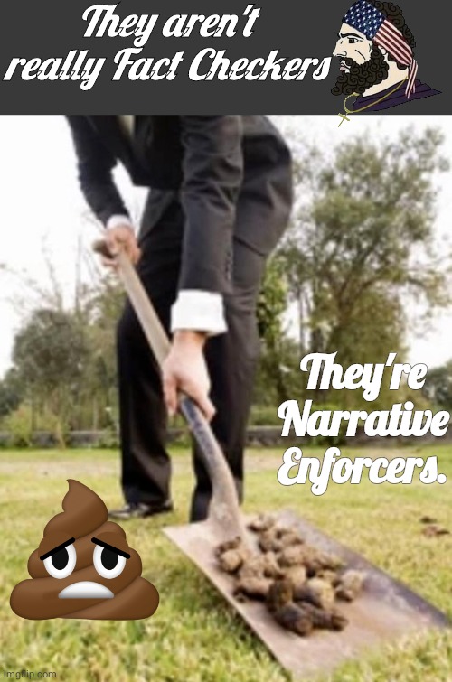 Narrative enforcers | They aren't really Fact Checkers; They're Narrative Enforcers. | image tagged in fake | made w/ Imgflip meme maker