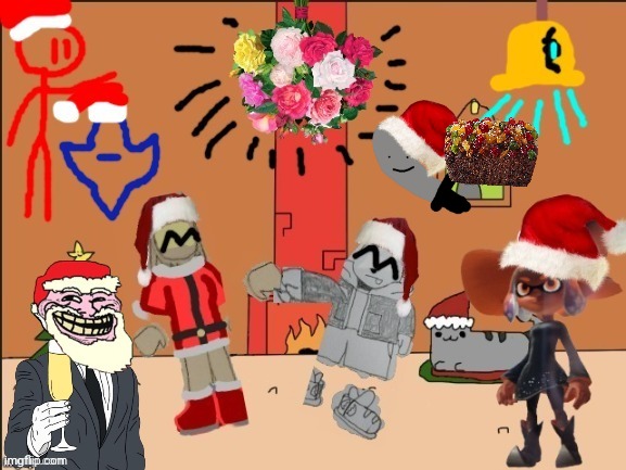 Knifeboi brought the Christmas cake! | made w/ Imgflip meme maker