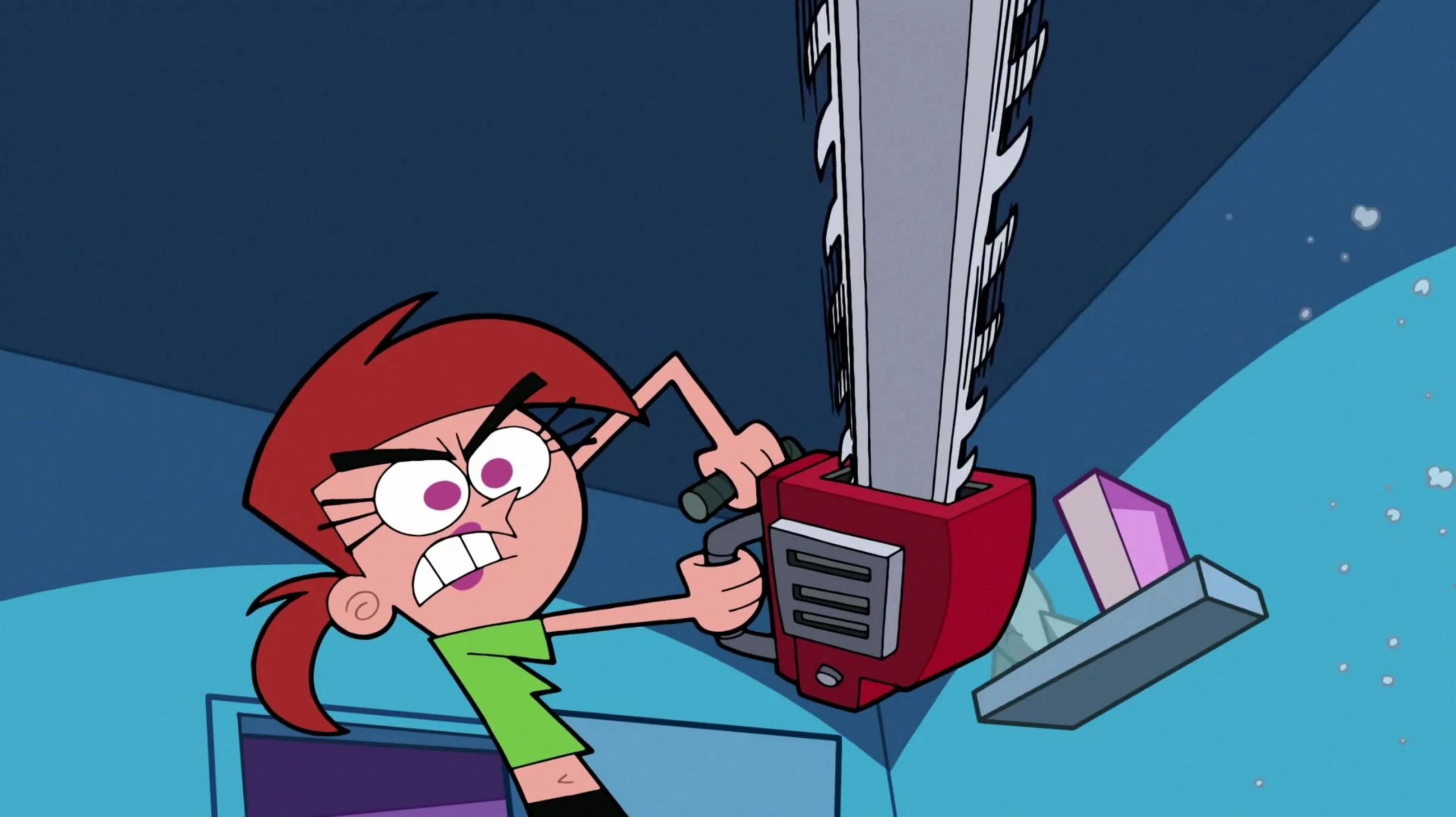 The Baby Shredder from Fairly Odd Parents Blank Meme Template