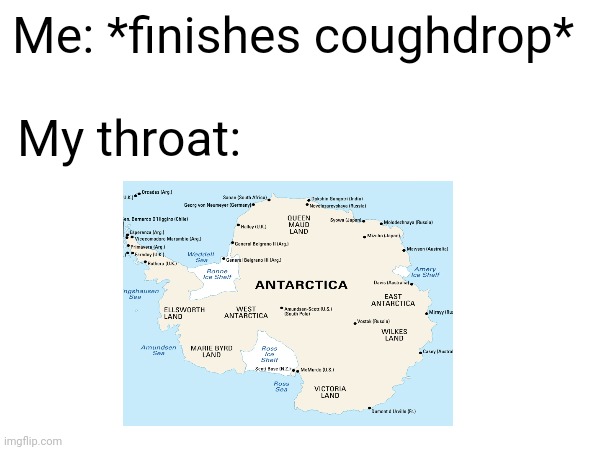 Me: *finishes coughdrop*; My throat: | image tagged in so true memes | made w/ Imgflip meme maker