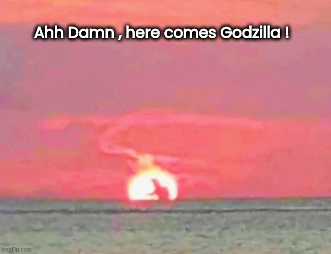 It can always get worse |  Ahh Damn , here comes Godzilla ! | image tagged in monster,attack,godzilla,here it comes,tokyo,well yes but actually no | made w/ Imgflip meme maker