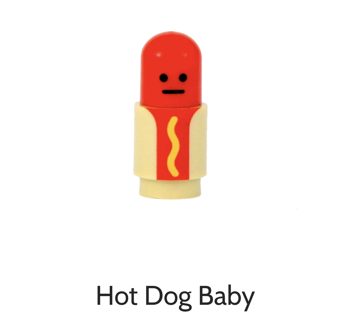 High Quality Hotdog Baby Blank Meme Template