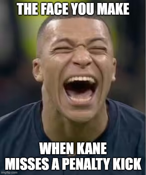 facemaker | THE FACE YOU MAKE; WHEN KANE MISSES A PENALTY KICK | image tagged in sports | made w/ Imgflip meme maker