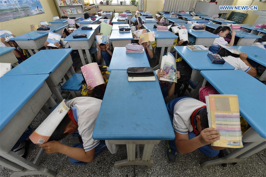 High Quality Kids under school desks Blank Meme Template