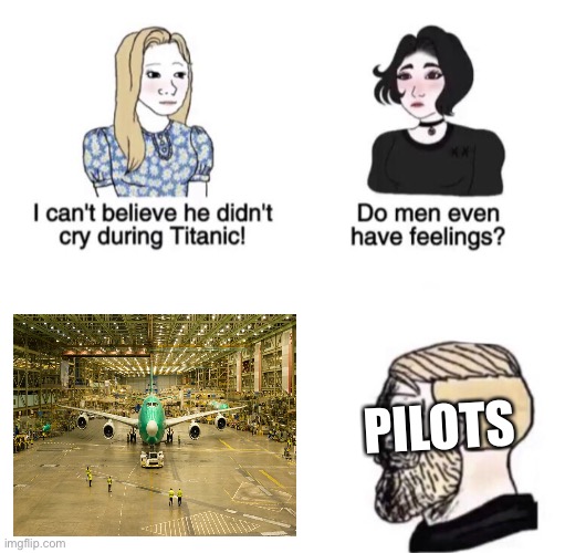 The last A380 | PILOTS | image tagged in he didn't cry during titanic,sad,boeing,747,aviation,crying | made w/ Imgflip meme maker