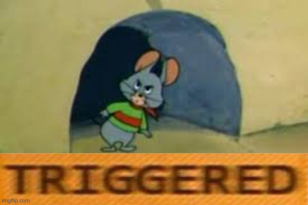 Triggered Topo | image tagged in tom and jerry,triggered | made w/ Imgflip meme maker