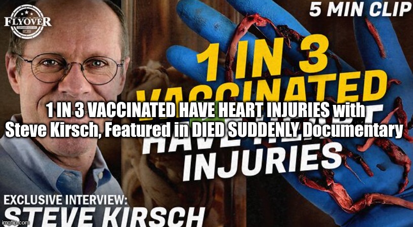 1 IN 3 VACCINATED HAVE HEART INJURIES with Steve Kirsch, Featured in ...