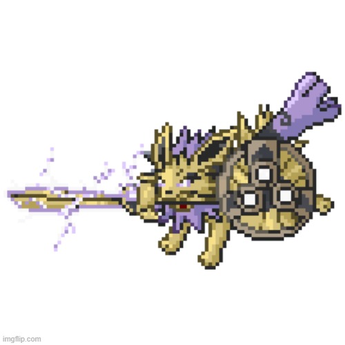 Aegislash/Jolteon | made w/ Imgflip meme maker