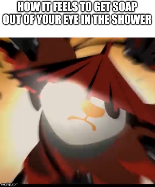 *stinging pain* | HOW IT FEELS TO GET SOAP OUT OF YOUR EYE IN THE SHOWER | image tagged in shower,relatable,cringe | made w/ Imgflip meme maker